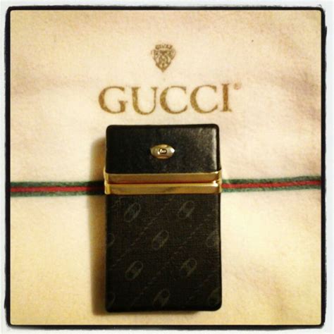 vintage gucci cigarette case|Gucci Cigarette Case .